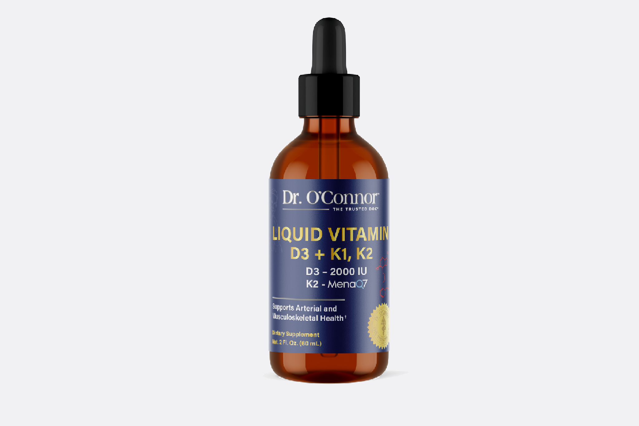 Dr. O'Connor The Trusted Doc - Liquid Vitamin D3 + K1, K2